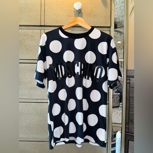 Moschino Men’s Polka Dot Logo Tshirt